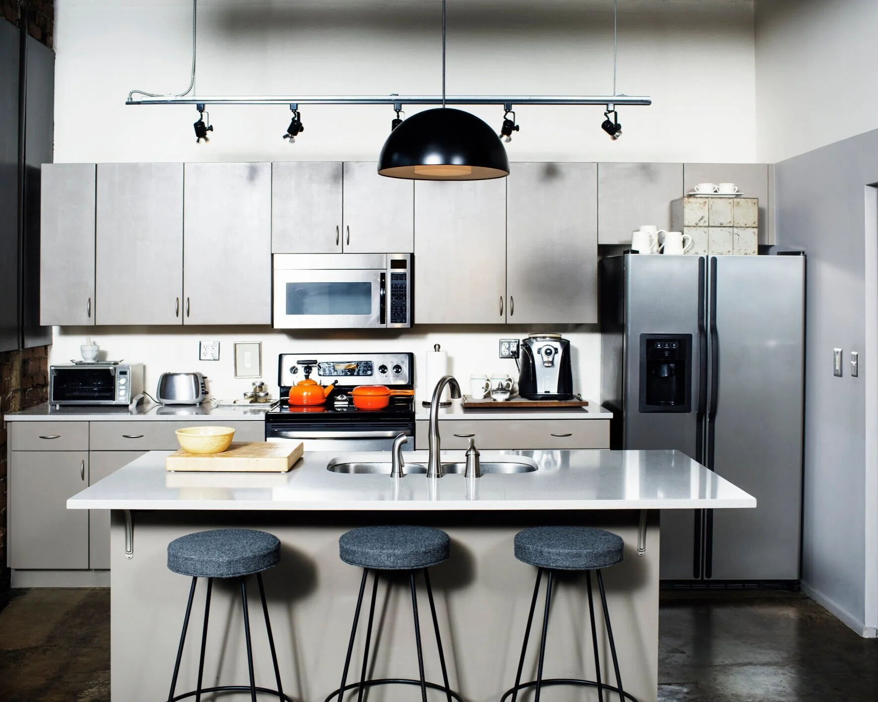 Sparkling clean kitchen after professional house cleaning