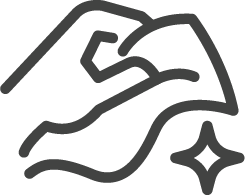 Airbnb and short-term rental cleaning service icon