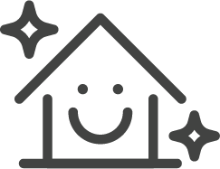 Move-in and move-out cleaning service icon