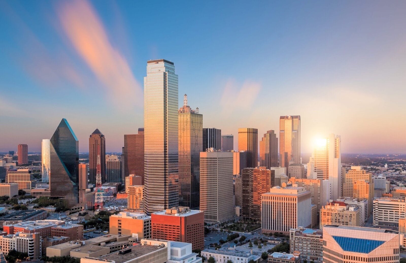 North Dallas neighborhood view