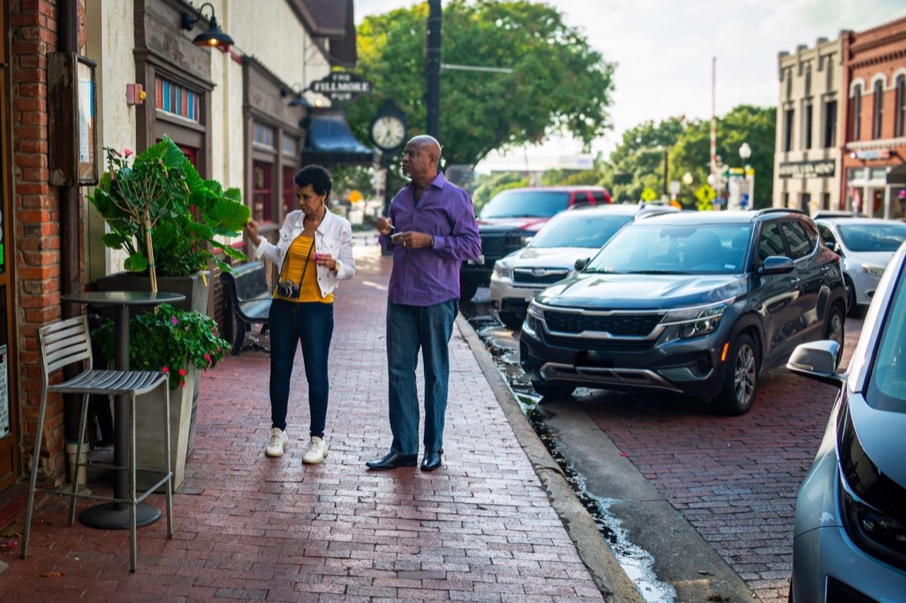 Plano district streetscape