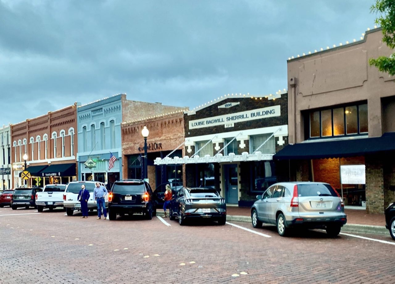 Richardson district streetscape