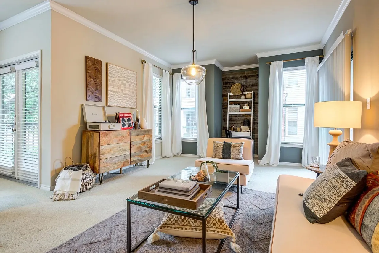 Clean apartment kitchen in The Village in Dallas